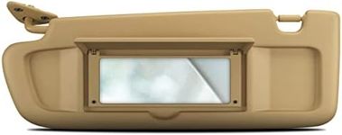 SAILEAD Left Driver Side Sun Visor Replacement Compatible with Honda Civic 83280-SNA-A01ZB 2006 2007 2008 2009 2010 2011 Sun Visor Assembly (Beige)