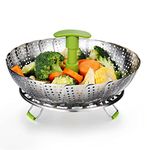 SYGA Small Stainless Steel Steamer Basket for Vegetable/Insert for Pots, Pans for steam boiling cooking (5.5"-9")