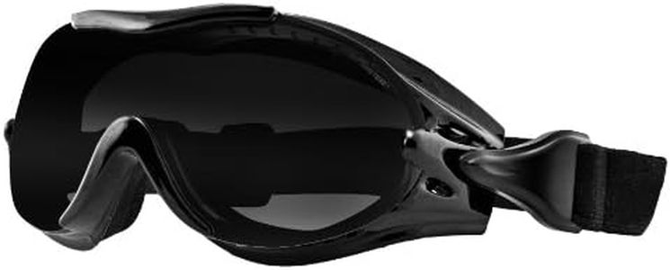 Bobster Phoenix Fit On Sunglasses,Black Frame/3 Lenses (Smoked, Amber and Clear),one size