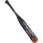 Axe | Inferno | 2-Piece Composite | Dual Stamp USSSA/USA | Slowpitch Softball Bat | Balanced/End Loaded (Pro Flared Handle, End Loaded, Carbon Fiber, 1, 26 oz, Inferno Dual Stamp USSSA/USA)