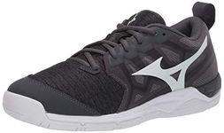 Mizuno Wave Supersonic 2 Womens Volleyball Shoe, Black-Charcoal, Numeric_7_Point_5