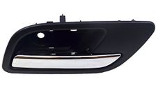 PT Auto Warehouse GM-2546MA-RR - Inside Interior Inner Door Handle, Black (Ebony) Housing with Chrome Lever - Passenger Side Rear by PT Auto Warehouse