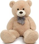 Toys Studio Giant Teddy Bear Plush Stuffed Animals for Girlfriend or Kids 47 Inch, (Light Brown)