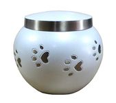 ESPLANADE Brass Cremation urn Memorial Container Jar Pot for Pets | Dog Urns | Cat Urns| Pet Urns| Metal Urns | Burial Urns | Memorial Keepsake Urns.