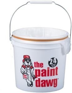 Dripless 2-Gallon Paint Dawg Paint Bucket with 24 Liners