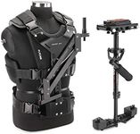 FLYCAM HD-3000 Camera Steadycam Stabilizer System with Comfort Arm and Vest for DSLR Video Camcorder up to 3.5kg/ 7.7lb | Free Unico Quick Release & Table Clamp + Carrying Bag (CMFT-HD3)