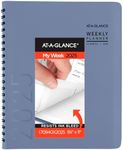 AT-A-GLANCE 2025 Planner, Weekly & Monthly, 8-1/4" x 11", Large, Contemporary Lite, Slate Blue (70940X2025)