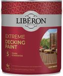 Homecare Essentials Liberon Extreme Decking Paint 2.5 Litre Protective and decorative matt opaque finish. Durable with no peeling or flaking (Light Brown)