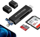 JJC 3-in-1 Memory Card Reader, USB 