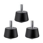 K&F Concept Universal Anti-Slip Rubber Tripod Foot Spikes Compatible with 1/4 inch Thread Tripod Monopod Legs Feet Replacement Parts (3 PCS)