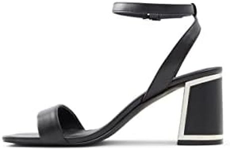 ALDO Women's Lotherram Heeled Sandal, Black, 8