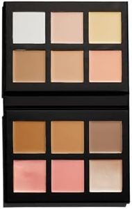 BEAUTY BAY Mini Make Face Multi-Use Complexion Palette (Fair - Medium), Cream and Powder Formula, Eyes Lips Face, Travel-Size, Concealing Correcting Sculpting
