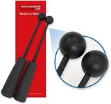 Percussion Plus PP756 Pair of Easy Grip Rubber Beaters for Chimes and Slit Drums - Soft