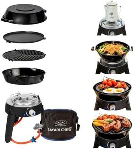 CADAC Safari Chef 30 LP - 50 mbar - Acier - Aluminium - Plastique - Barbecue à gaz