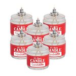 115 Hours Emergency Candle, Clear Mist - Set of 6 Survival Candles