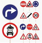 AK Giftshop Road Signs Cupcake Cake