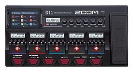 Zoom G11 Multi-Effects Processor, 6 custom amp models, 70 cabinet impulse responses, 9 effects chain