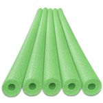 Oodles of Noodles Deluxe Foam Pool Swim Noodles - 5 Pack Lime Green