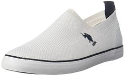 U.S. POLO ASSN. Men's Octavia 2.0 Off White Sneaker Slip ON-8 UK (2FD21123A01)