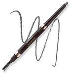 INSIGHT Smudge Free Eyebrow Pencil with Spoolie | Matte Finish | Long Lasting & Waterproof | For Indian Skin Tones | 30gm | Shade: Dark Grey