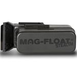 Mag-Float Medium Black Stealth Glass Magnet Aquarium Scraper Cleaner with Blade - Floating Magfloat Magnetic Cleaning Tool