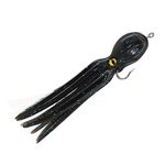 THE STYLE SUTRA Octopus Fishing Lure Swimbait Trolling Squid Skirt for Rockfish Black