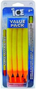 Rod-N-Bobbs MR5YC Mr Ice Bobber (12-Pack), 5-Inch, Yellow