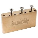 Musiclily Ultra 10.5mm Full Brass 36mm Short Tremolo Block for Indonesia made Squier Bullet Strat and Strat Pack Electric Guitar