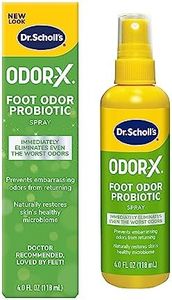 Dr. Scholl's ODOR-X FOOT ODOR PROBIOTIC SPRAY, 4 oz // Immediately Eliminates The Worst Odors - Prevents Embarrasing Odors From Returning - Restores Skin's Microbiome