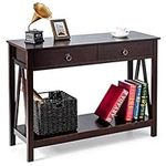 Giantex Console Table with Drawers,