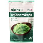 Organic Matcha Green Tea Powder – Authentic Japanese Matcha Powder - Best for Delicious Matcha Latte - Unsweetened Matcha Tea Powder from Japan - Green Tea Matcha Powder - 3.5oz (100g) - by AprikaLife