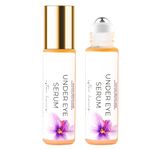 Noor Skincare Under Eye Serum - for Dark Circles Removal and Wrinkles, Under Eye Roll On & Dark Circle Remover, Anti Wrinkle, Heals Puffy Eyes and Fine Lines, 100% Organic (Women/Men)