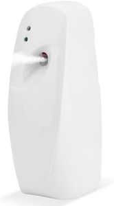 Automatic Air Freshener Spray Dispenser Aerosol, Home Indoor Wall-Mounted/Free Standing Adjustable Air Freshener Fragrance Spray Perfume Dispenser for Bathroom Office Hotel White
