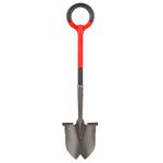 Radius Garden 22211, Root Slayer Round Head Shovel, Red