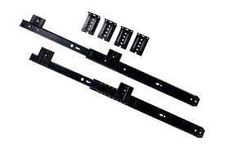 Bosney Keyboard Tray Channel/Channel for Keyboard Support/Black 350 MM (Pack of 10)