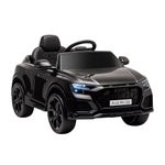 HOMCOM Audi RS Q8 Licensed Electric Car for Kids, 6V Kids' Electric Ride on with Remote Control, 7Ah Big Battery, Lights Bluetooth, Music USB, for 3-5 Years Old, Black