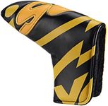 Nvanvmm Golf Club Blade Putter Cover Headcover with PU Leather Closure,Yes Patterned Golf Accessories