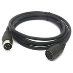 MIDI Cable 8 Pin Din Male to Female Adapter Cord for Bang, Olufsen B&O, BeoLab, POWERLINK mk2 Extension (1.5 Meter)