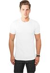 Urban Classics Men's Fitted Stretch Tee T-Shirt, White, M