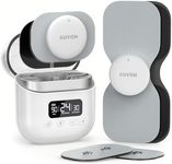 AUVON Wireless 24 Modes TENS Unit Muscle Stimulator for Pain Relief, Smart Rechargeable TENS Machine with Dual Size 6 TENS Pads for Physical Therapy, Pocket-Size TENS Device for Shoulder & Back Pain