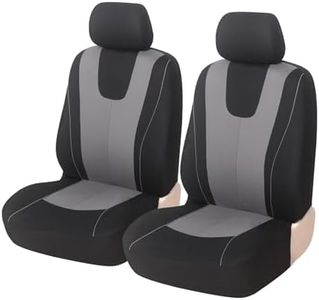 Car Seat Cover Sets for Jeep for Wrangler for Sahara for Commander for Cherokee for Compass for Renegade for Grand for Cherokee WK Car Seat Covers Car Seat Covers(2Seats-Grey)