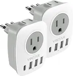 [2-Pack] Italy Power Adapter, VINTA