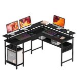 L Desk For Gaming With Draws