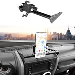 Jimen for JK Phone Mount, Dash Bar Cell Phone Holder Compatible with Jeep Wrangler JK & Unlimited 2007-2010