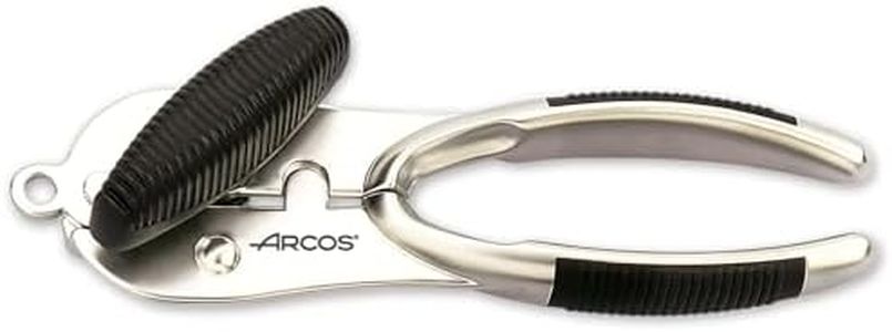 Arcos Abrelatas Manual en Aleación de Zinc con Asas Antideslizantes. Abridor de Latas Profesional 160 Mm. Accesorio de Cocina Color Plata y Negro