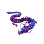 Neamou 3D Articulated Dragon Figurine | Poseable Dragon Ornament Craft | 3d Printed Dragon Figurine Decor with Captivating Eye Detailing For Kids And Adults