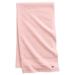 Lacoste Heritage Supima Cotton Bath Towel, Light Pink, 30" x 54"