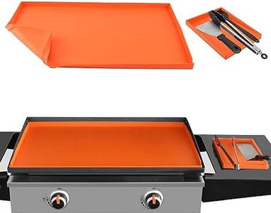 Utheer 28 Inch Silicone Griddle Mat & Spatula Mat for Blackstone Griddle, Heavy Duty Food Grade Silicone Griddle Mat, All Season Cooking Protective Griddle Grill Cover,28 Inch Blackstone griddle cover