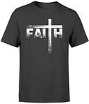 VidiAmazing Christian T-Shirt Christian Faith & Cross T - Standard T-Shirt Black