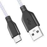 EVISTR USB Type C 30CM Charging Cable - Type C Charger Cable Data Transfer for Computer Recorder Type C Device